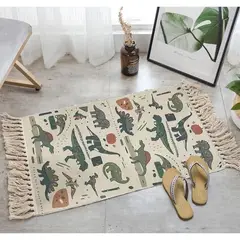 ANGELES DEL HOGAR - Alfombras Pasilleras de Lino 60 cm x 110 cm