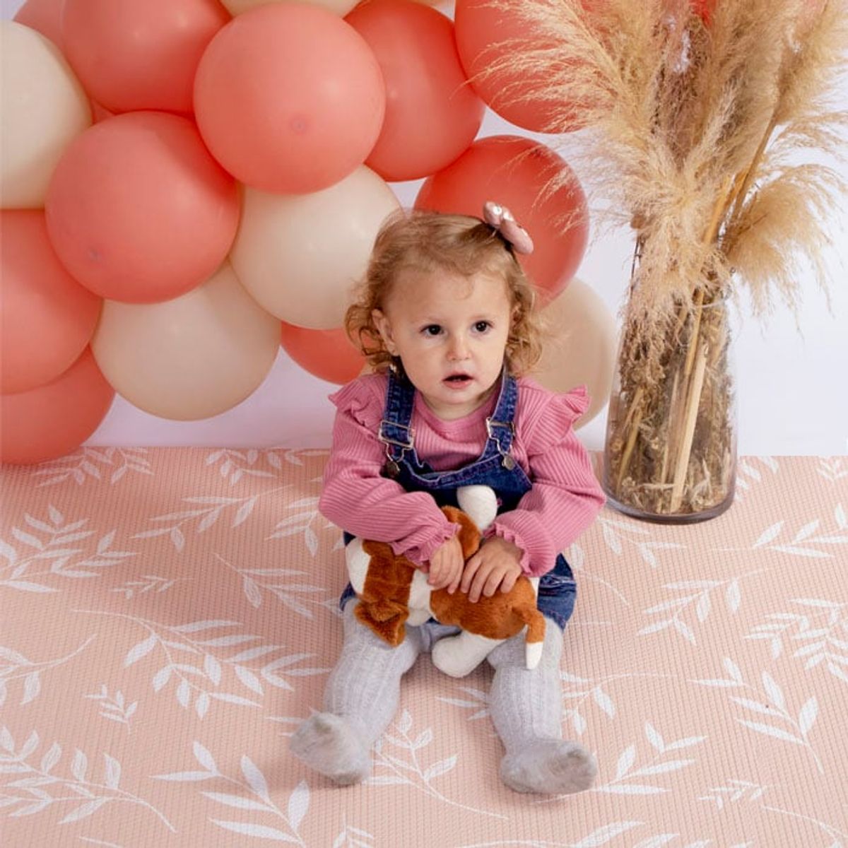 BRIC - Playmat Bebe Antigolpes Reversible 185x125 cm Flora