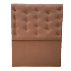 GENERICO - Respaldo 1 1/2 Cafe Felpa Botone a piso Muebles Rimar
