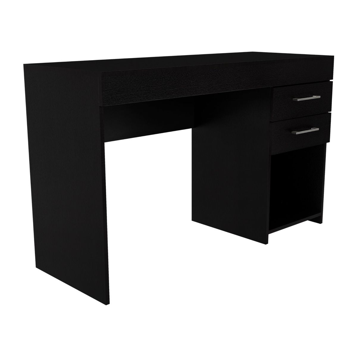 FMFURNITURE - Escritorio 2 Cajones - Blanco 75x120x45.4 cm…