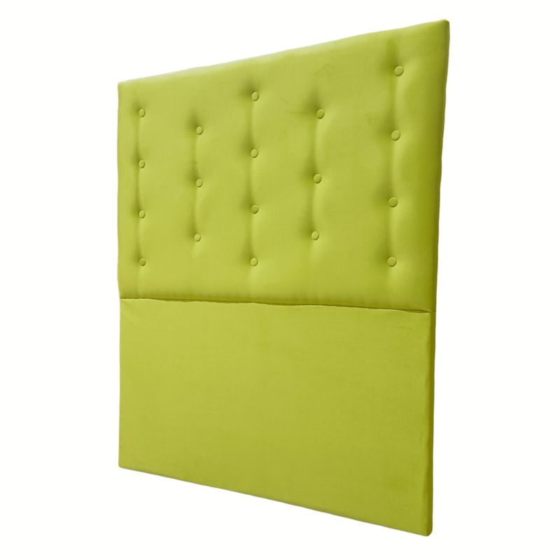 GENERICO - Respaldo 1 1/2 verde Pistacho Felpa Botone a piso Muebles Rimar