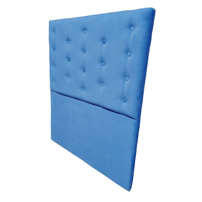 GENERICO - Respaldo 1 1/2 Petróleo Felpa Botone a piso Muebles Rimar