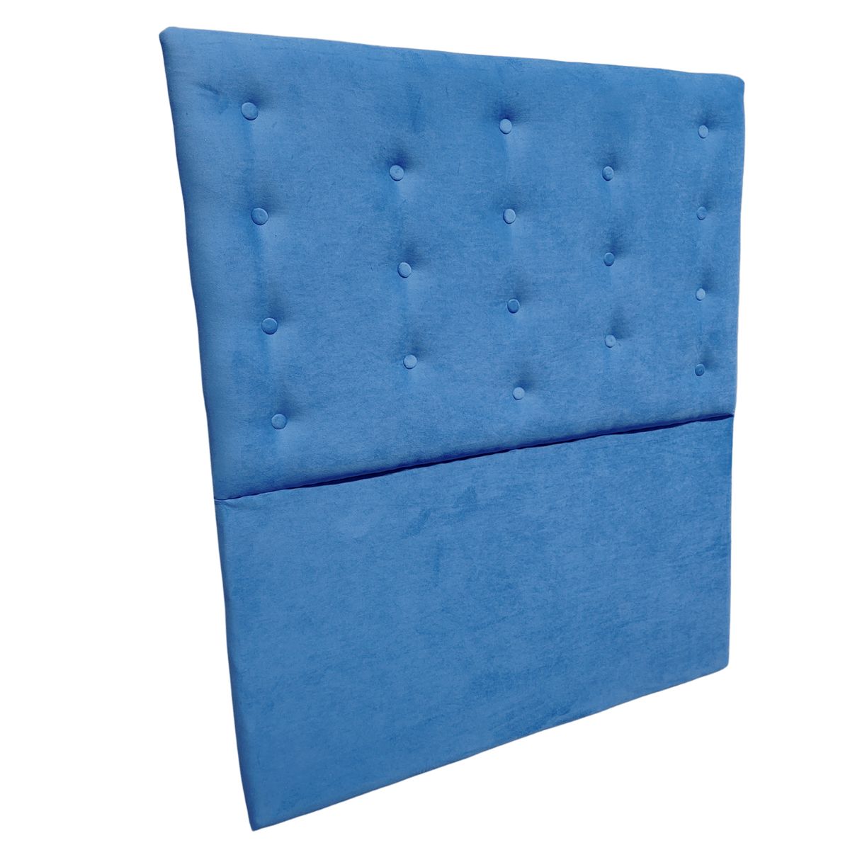 GENERICO - Respaldo 1 1/2 Petróleo Felpa Botone a piso Muebles Rimar