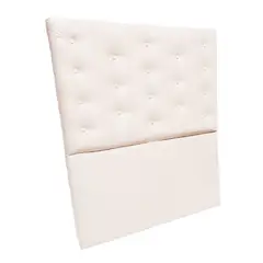GENERICO - Respaldo 1 1/2 Crudo Felpa Botone a piso Muebles Rimar