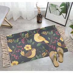 ANGELES DEL HOGAR - Alfombras Pasilleras de Lino 60 cm x 110 cm