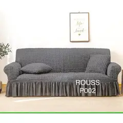 ANGELES DEL HOGAR - Fundas Sofa Cubresillones Turcos 4 cuerpos Gris