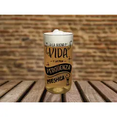 GREEN GLASS - Vaso Gran Terremoto de Litro - Buena Vida