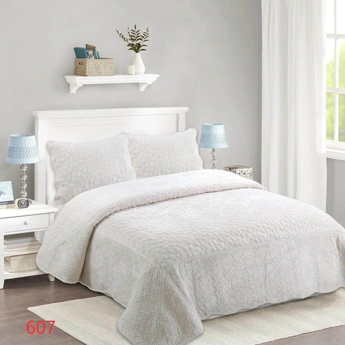 ANGELES DEL HOGAR - Cobertor de Verano con Polar Microplus King Crema