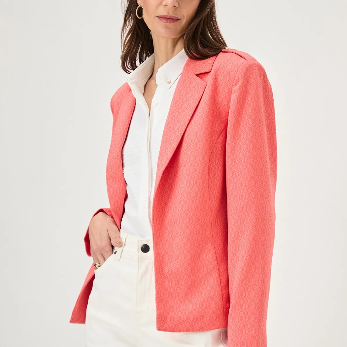 MA GRIFFE - Blazer Coral Mujer Magriffe