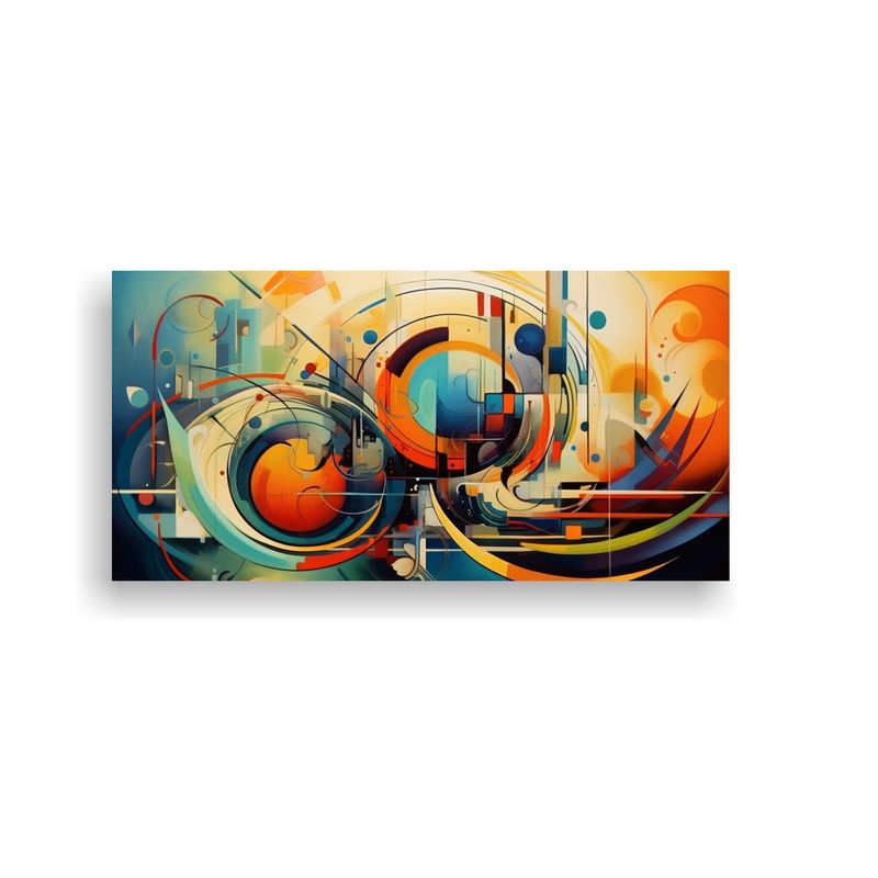 GENERICO - Cuadros Abstractos Arte Pop Para Decoración De Pa 160x80cm