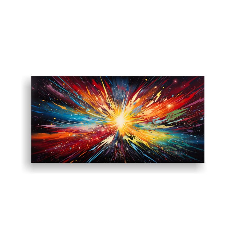 GENERICO - Cuadro Estilo Galería Lluvia De Meteoros En La N 160x80cm