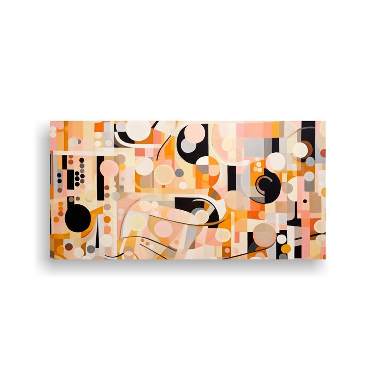 GENERICO - Cuadro Abstracto Diseño Textura Arte Decorativo  160x80cm