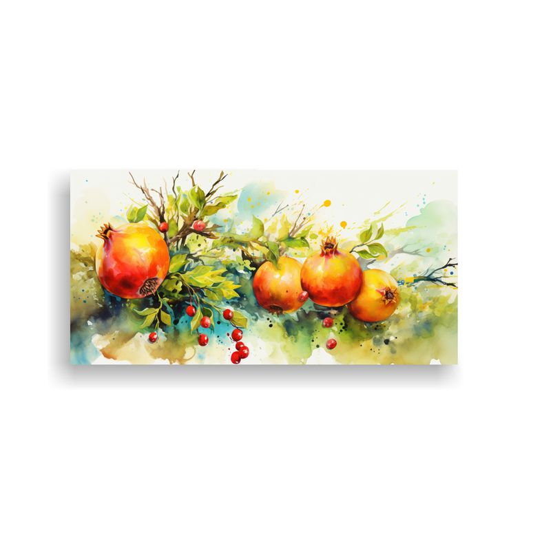 GENERICO - Arte De Pared Conceptual Colorido Árbol De Granad 160x80cm