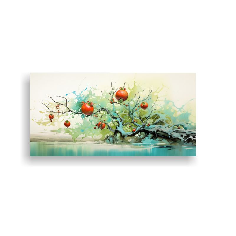 GENERICO - Pinturas Decorativas Abstractas árbol De Granada  160x80cm