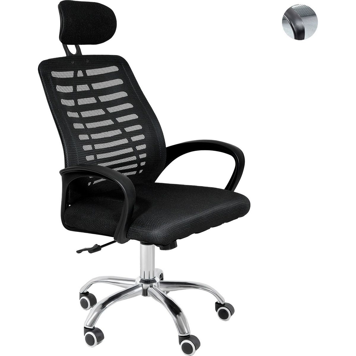 RACK & PACK - Silla Ejecutiva Ergonomica Escritorio Ajustable Tapizado Mesh