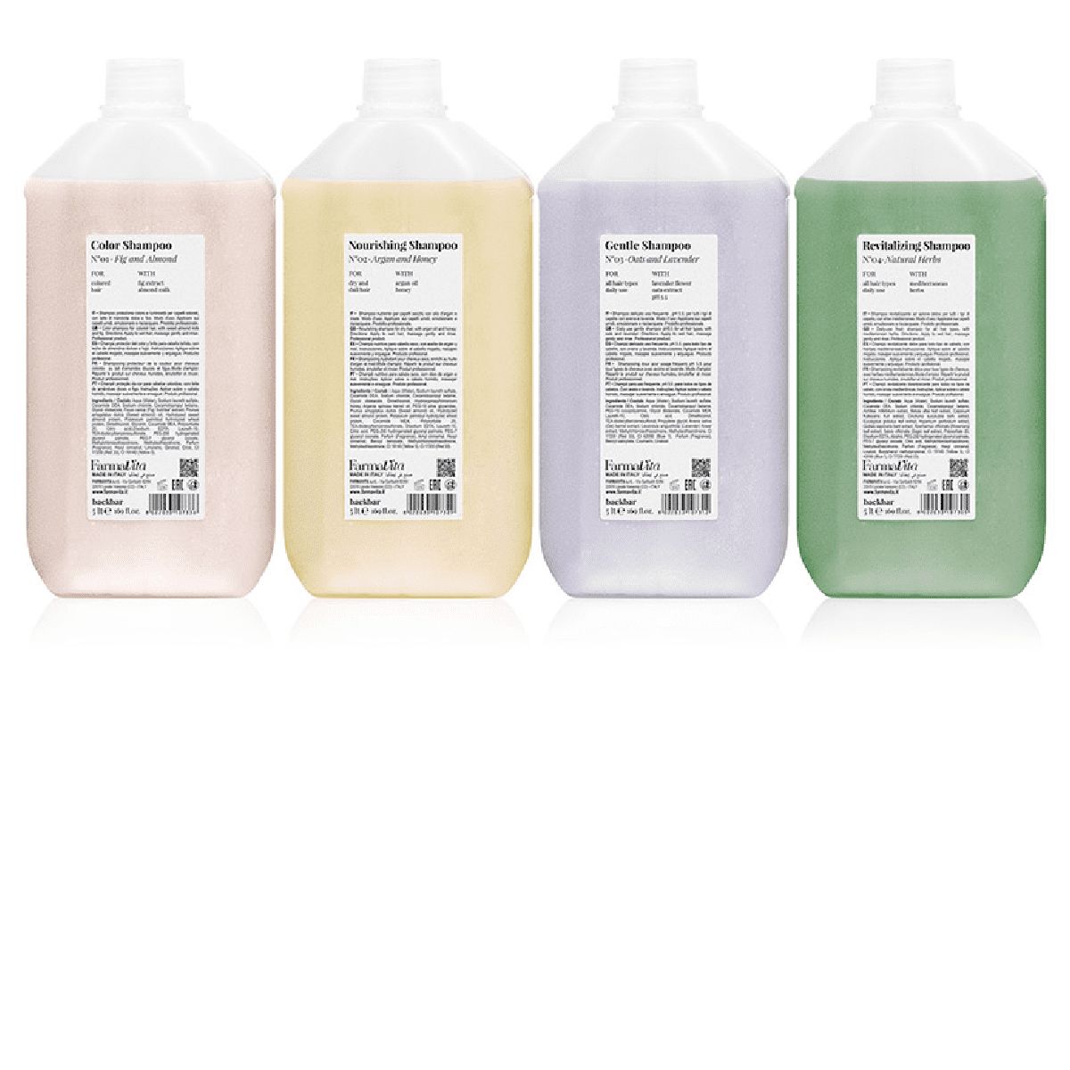 FARMAVITA - Cuidado Profesional con Argán y Miel - Shampoo Nourishing 5000 ml.-