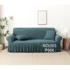 ANGELES DEL HOGAR - Fundas Sofa Cubresillones Turcos 2 cuerpos Turquesa