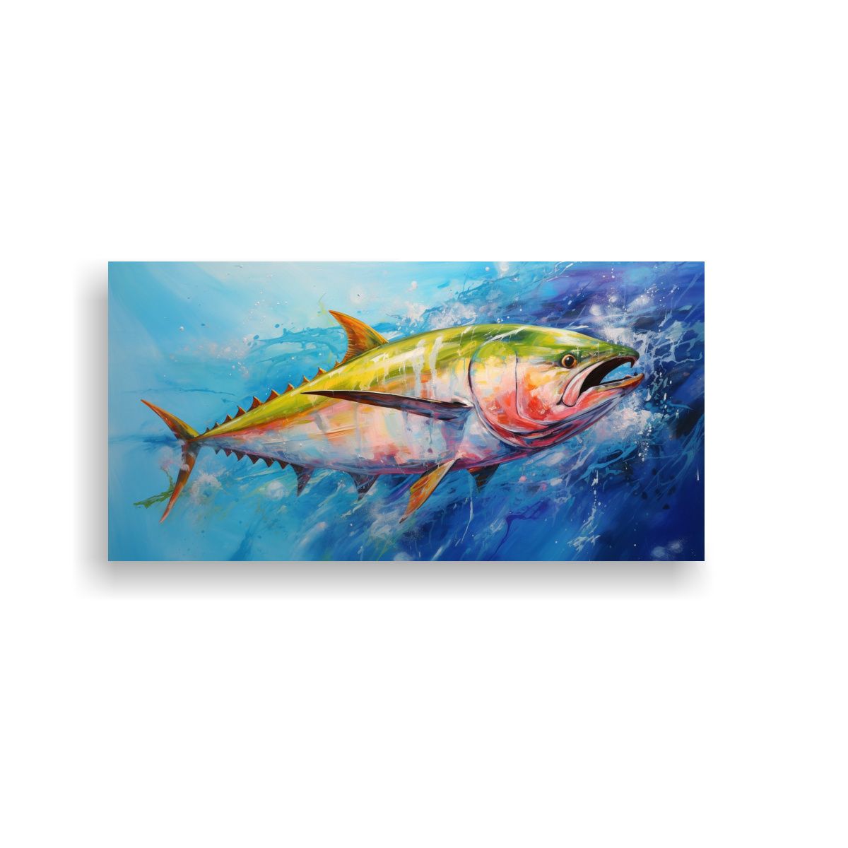 GENERICO - Obra De Arte Alegre En Estilo De Pintura Al Estilo 160x80cm.