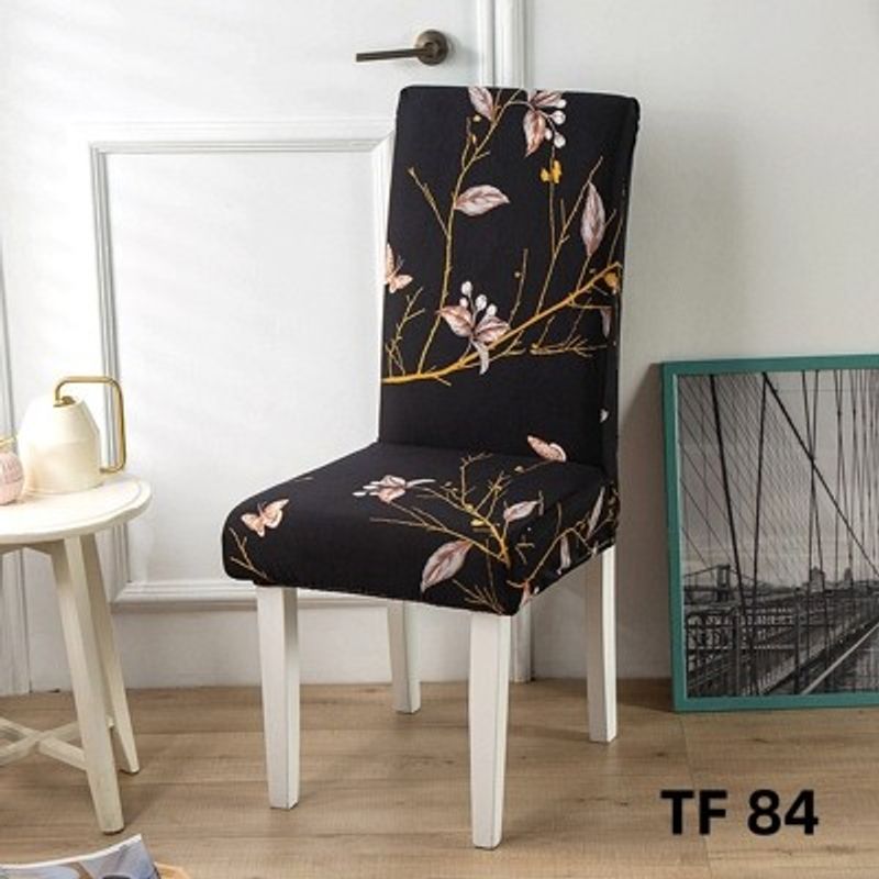 ANGELES DEL HOGAR - Pack de 6 fundas Cubre Silla Estampado Diseño 1