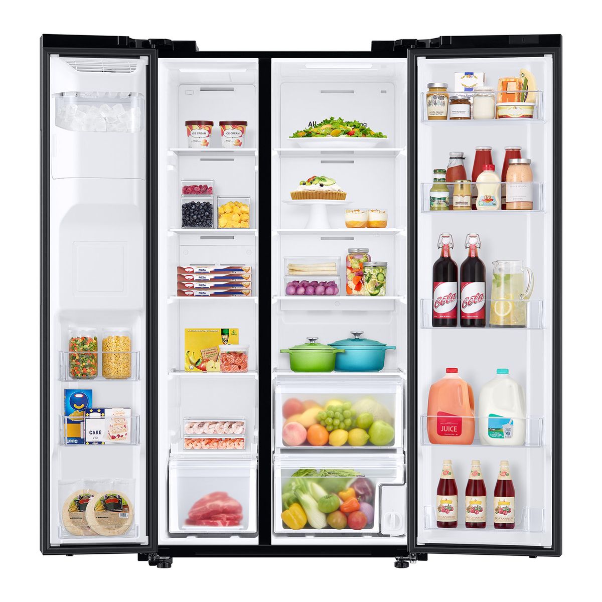 SAMSUNG - Refrigerador Side by Side de 602 L con Space Max