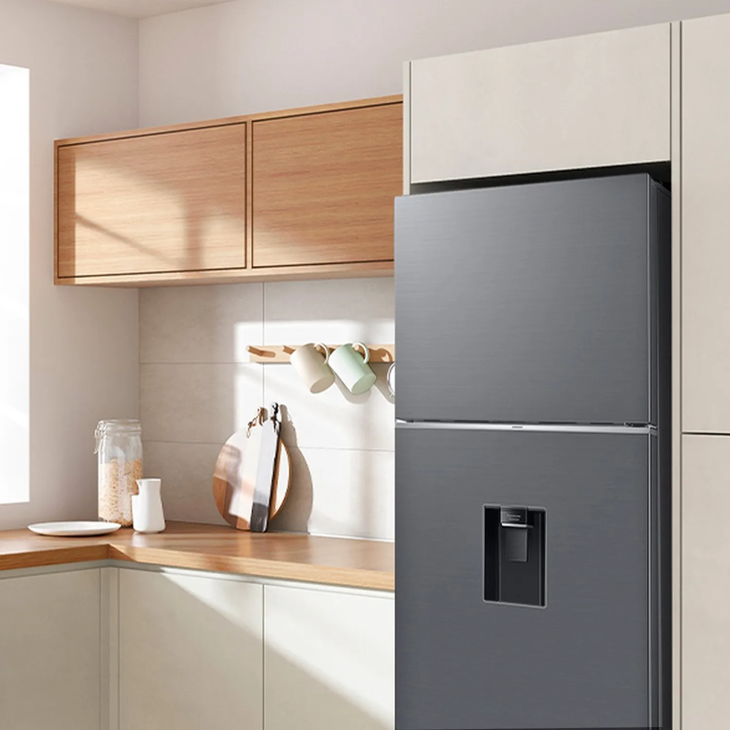 SAMSUNG Refrigerador Top Mount Freezer 298L Space Max | Falabella