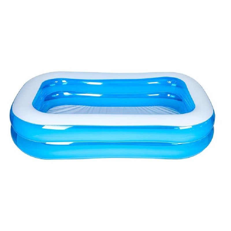 ANGELES DEL HOGAR - Piscina Inflable Niños Verano Agua Familia 200x140x40cm