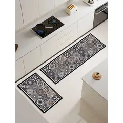 ANGELES DEL HOGAR - Alfombras De Cocina 2 Piezas Antideslizante Goma