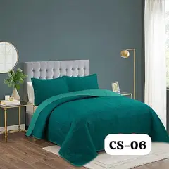 ANGELES DEL HOGAR - Cobertor Quilt De Verano Plaza y Media 15 Calipso