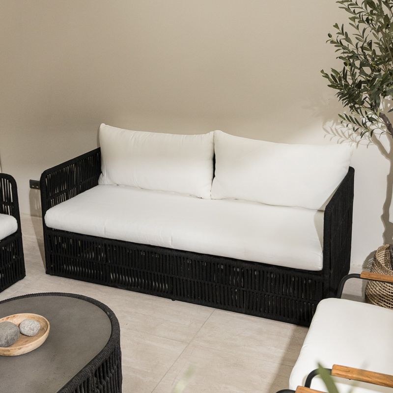 AMOBLE - Sofa terraza Kanaw 180 blanco Amoblé