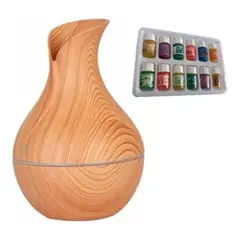 ANGELES DEL HOGAR - Humificador de Aire USB + 12 Escencias