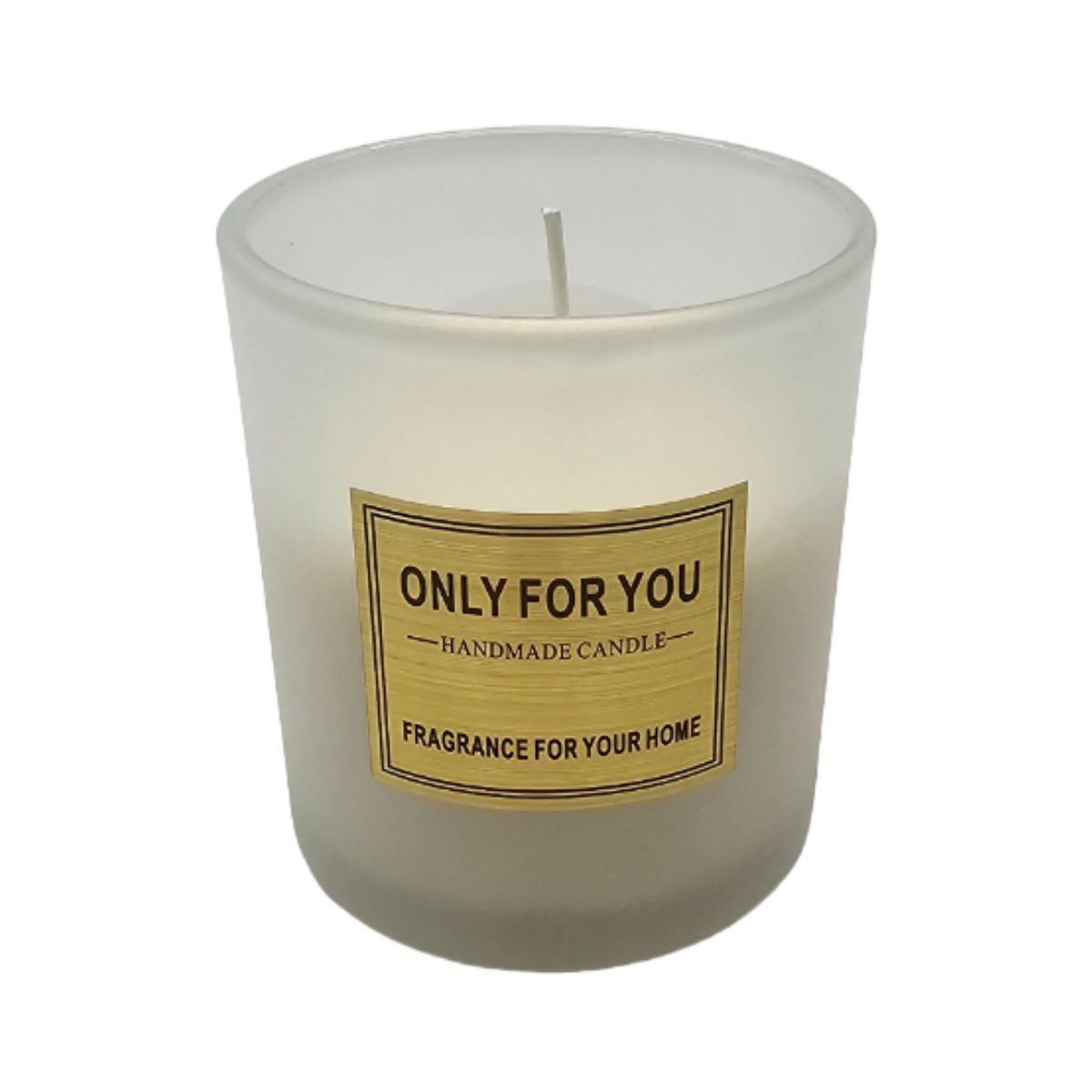 GENERICO - Set 2 Vela Aromatica Elegante Fragancia Duradera Vaso Blanco.