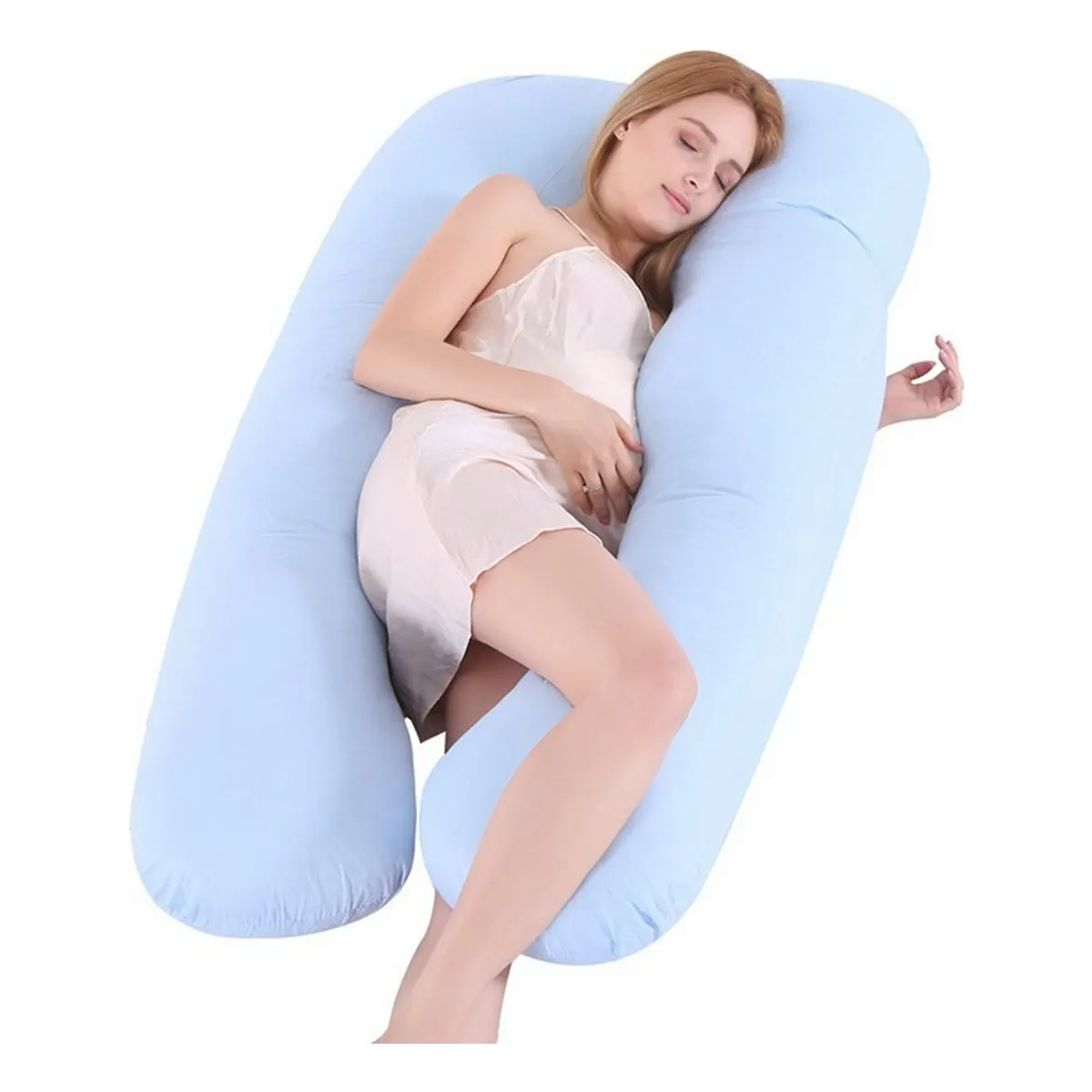 U BUY - Cojín Almohada Maternal U + Funda Extra Suave- Multiusos