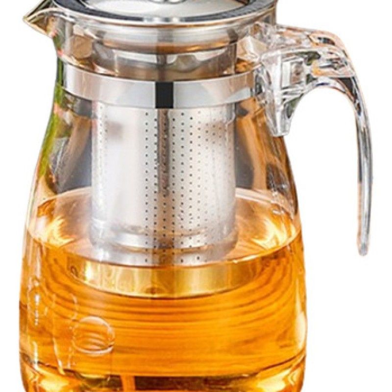 ROZENBERG SPA - Tetera Té Infusiones Vidrio Con Filtro Acero Inox 750ml