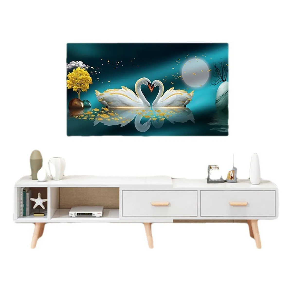 ANYHOGAR - Soporte De Tv Retráctil Anyhogar