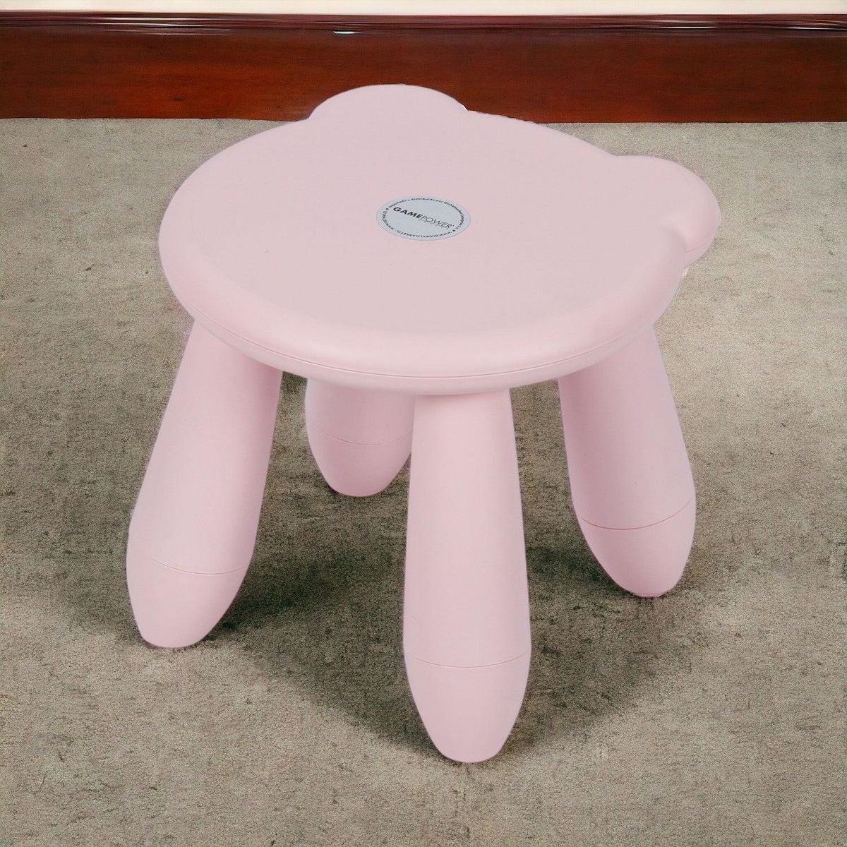 GAME POWER - Piso Plástico Rosado para niños 30x28cm Gamepower
