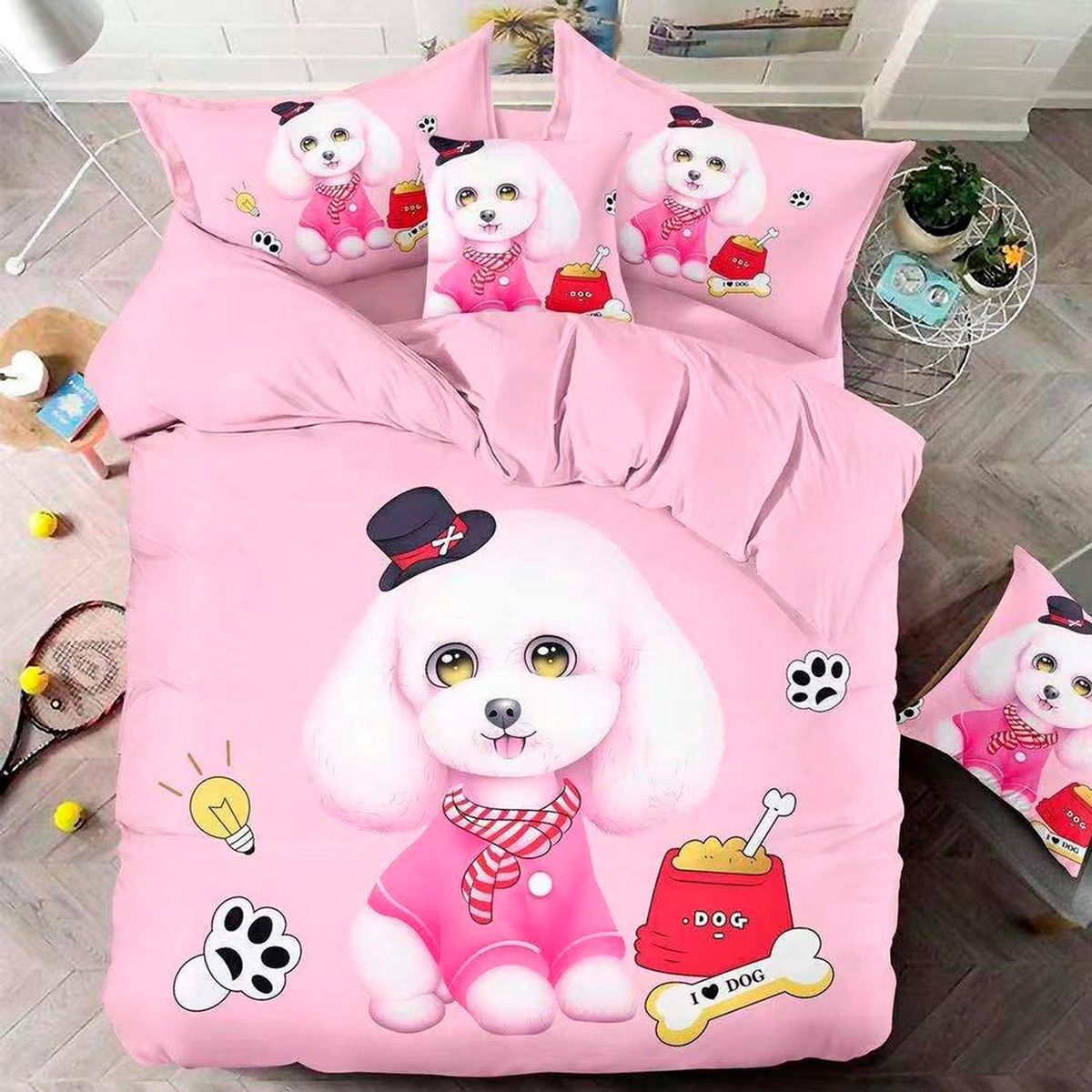 GENERICO - Cubrecama Quilt Verano 1.5 Plazas +funda 50x70 Mini Toy 611