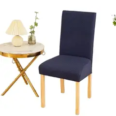 ANGELES DEL HOGAR - Pack de fundas Cubre Silla Texturizado Azul