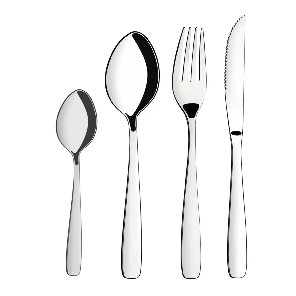 TRAMONTINA - Juego Cubiertos 6 personas 24 Piezas Amazonas Tramontina