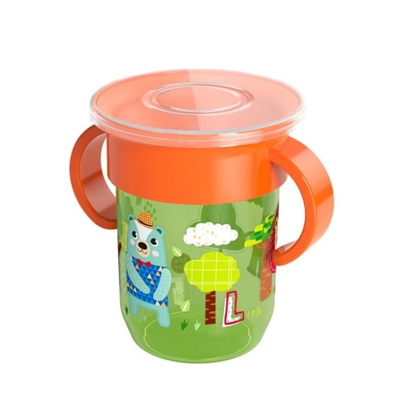 GENERICO - Taza Antiderrame Vaso Mágica 360 Antiderrame Manilla Niños