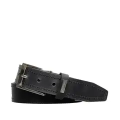 CRAFTMEN - Cinturón de hombre Giulia Negro 100% cuero natural