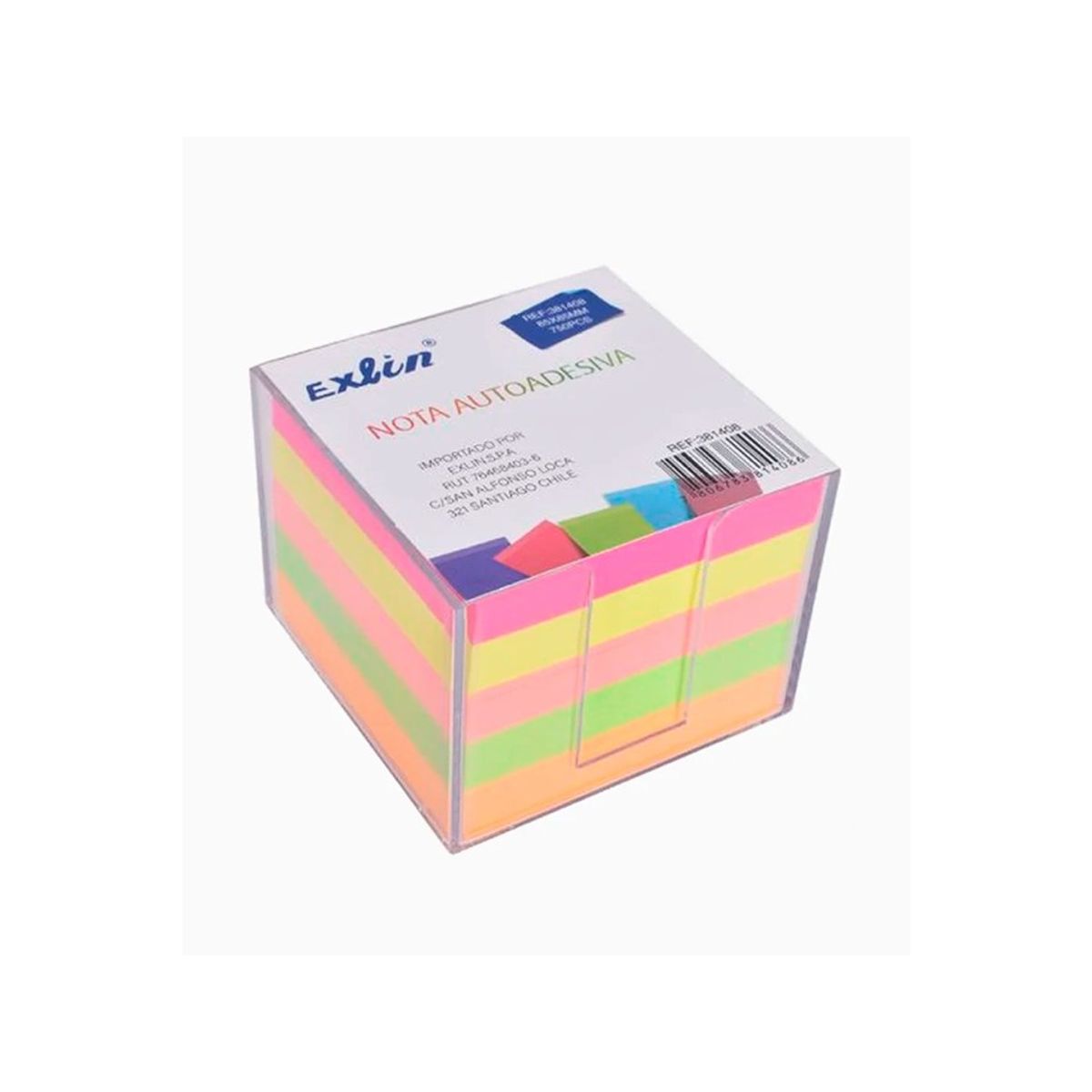 GENERICO - Notas Adhesivas Fluorescentes 8.5×8.5cm 750 hojas