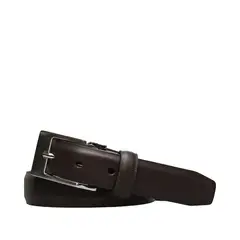 CRAFTMEN - Cinturón de hombre Evans Café 100% cuero natural