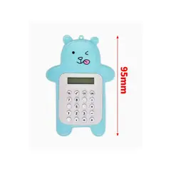 GENERICO - Calculadora Color Celeste Figura de Oso