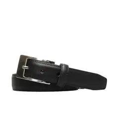 CRAFTMEN - Cinturón de hombre Wilson Negro 100% cuero natural
