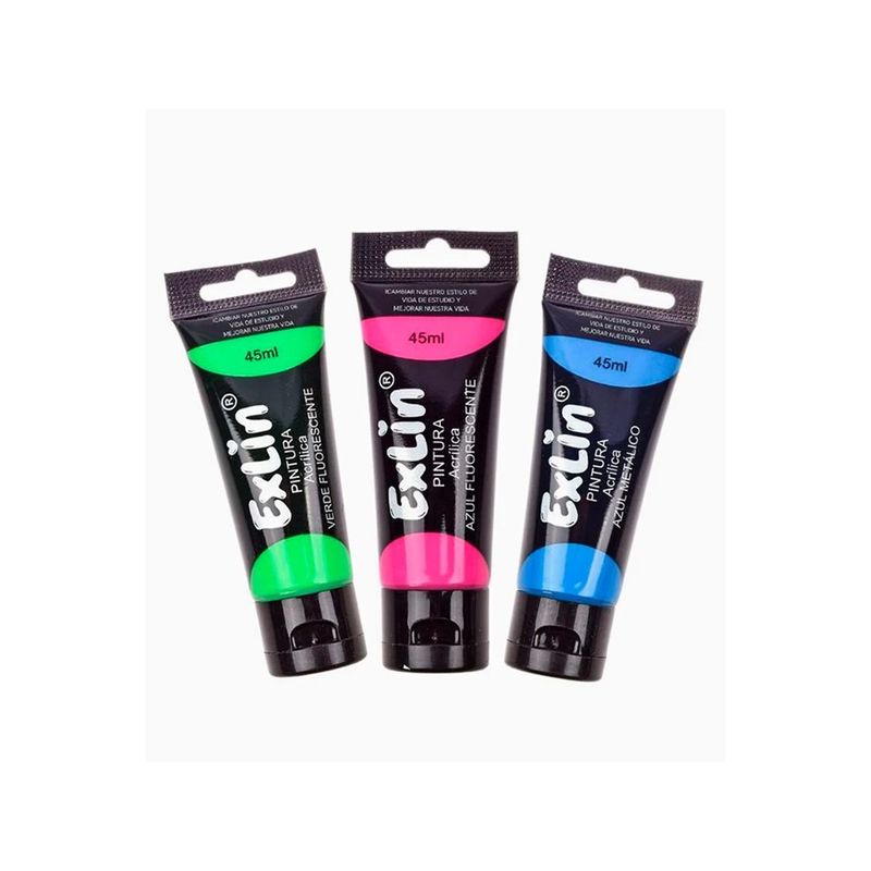 GENERICO - Pintura Acrílica 45ML Colores Surtidos