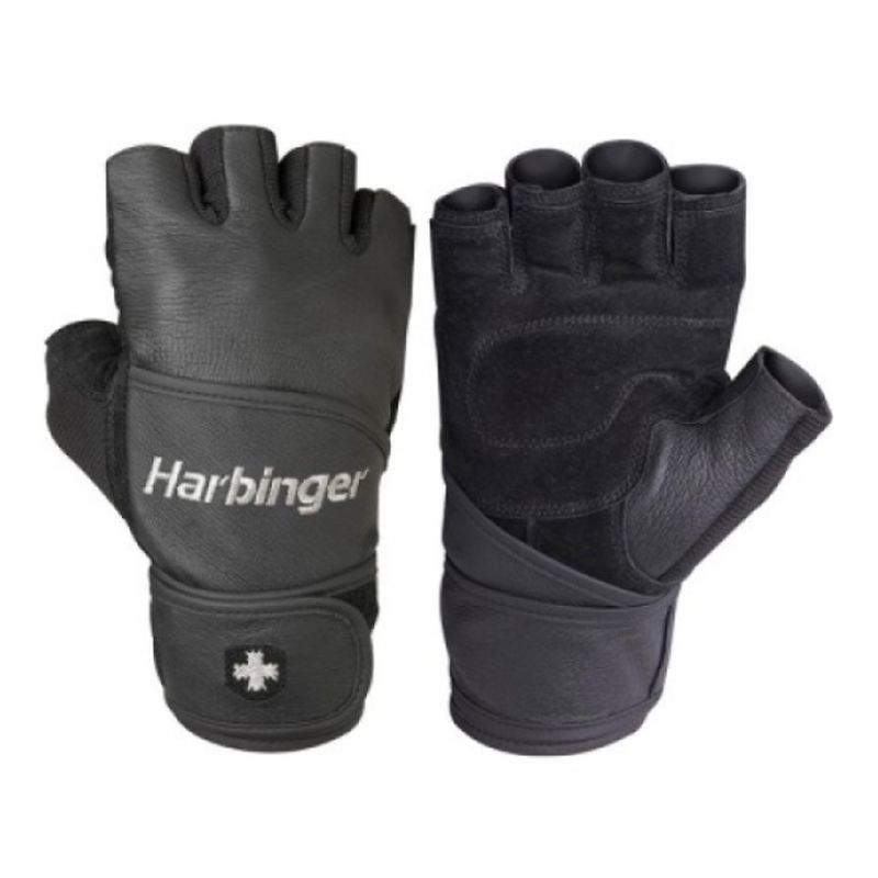 HARBINGER - Guantes De Gimnasio Para Pesas Harbinger Classic M Black