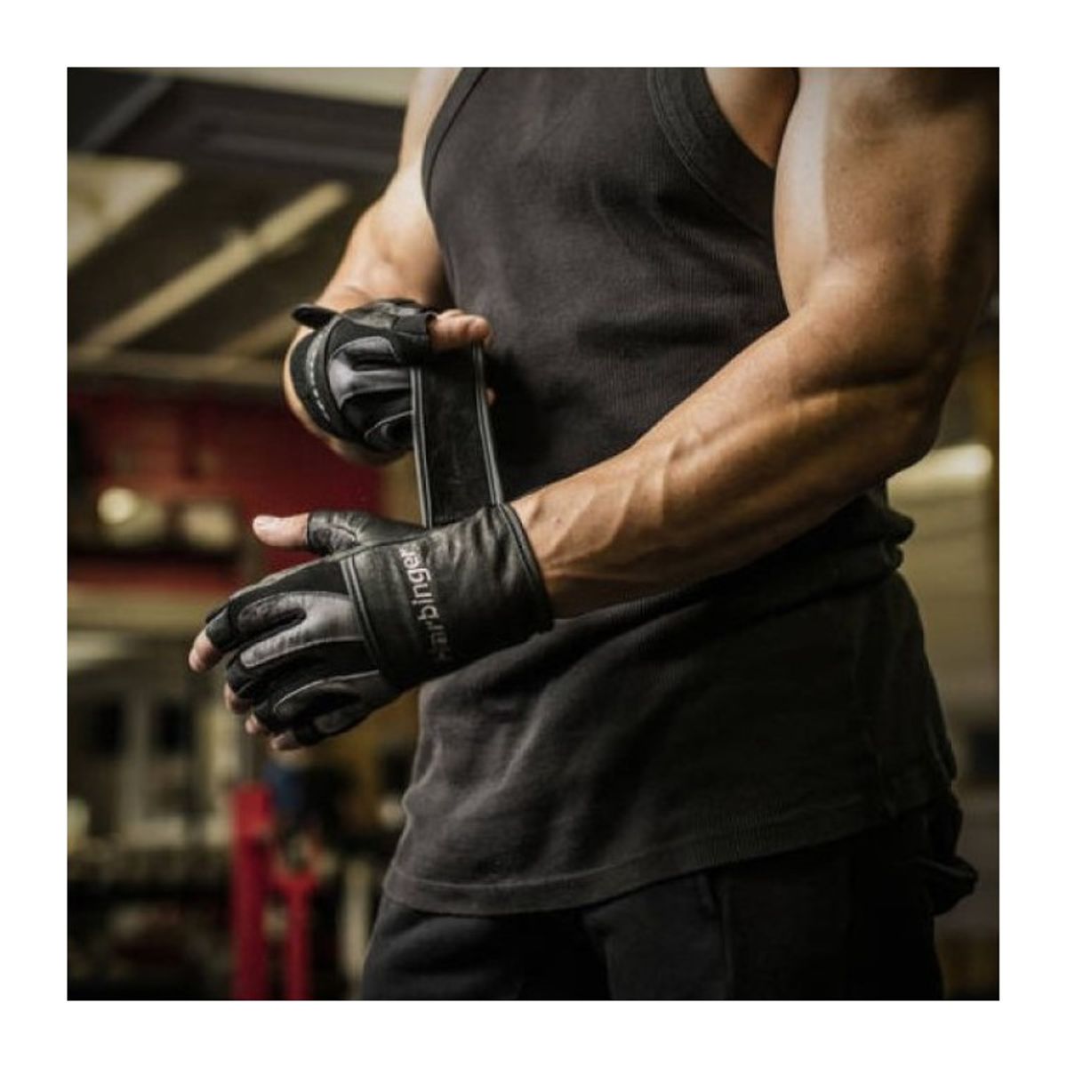 HARBINGER - Guantes De Gimnasio Para Pesas Harbinger Classic M Black