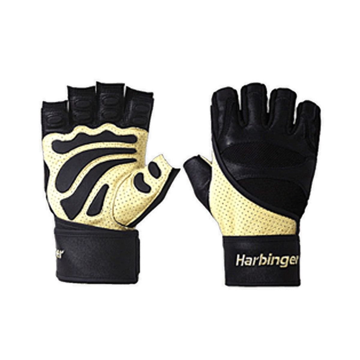 HARBINGER - Guantes De Gimnasio Para Pesas Harbinger Big Grip II WW