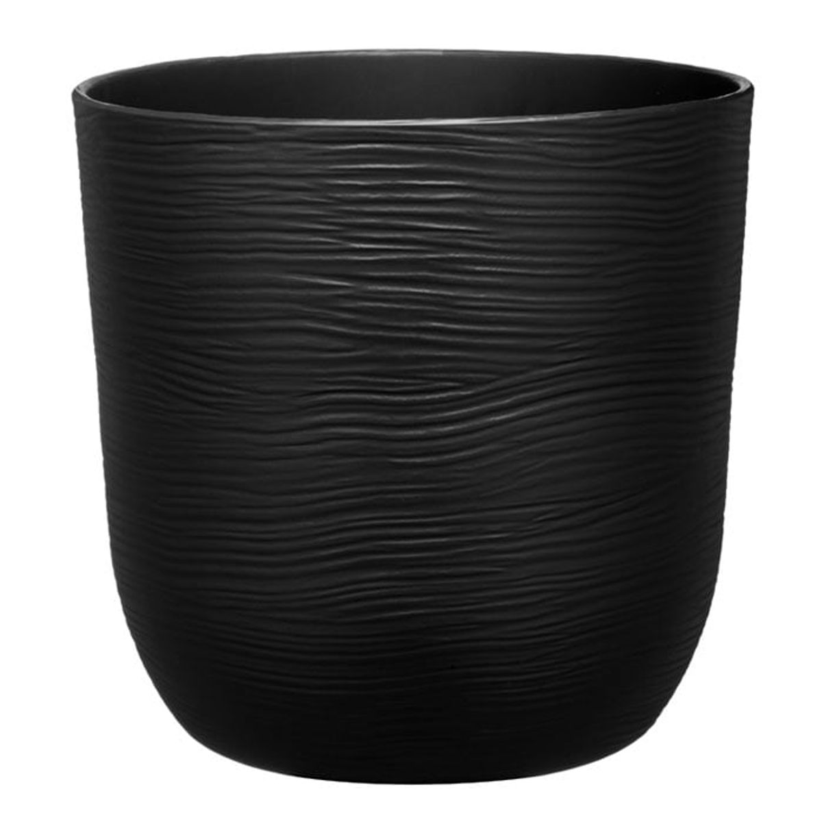 BRIC - Macetero redondo color negro