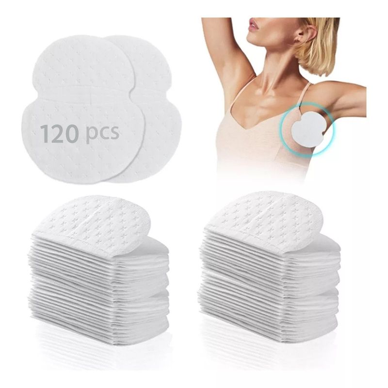 KUANGYE - 120 Almohadillas Desechables Para El Sudor De Las Axilas